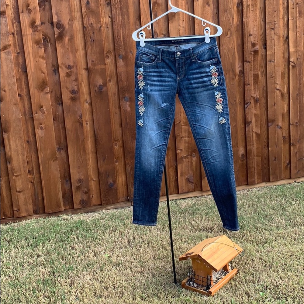 Stitched jeans